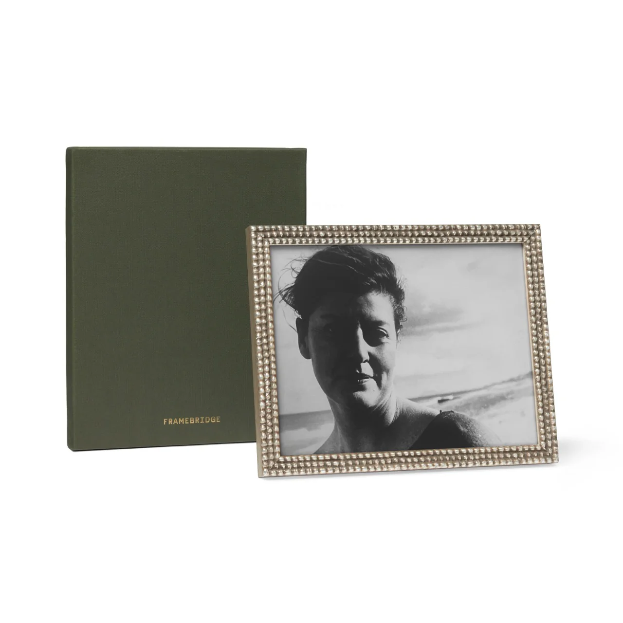Beaded Frame Silver: 8x10 - Image 4