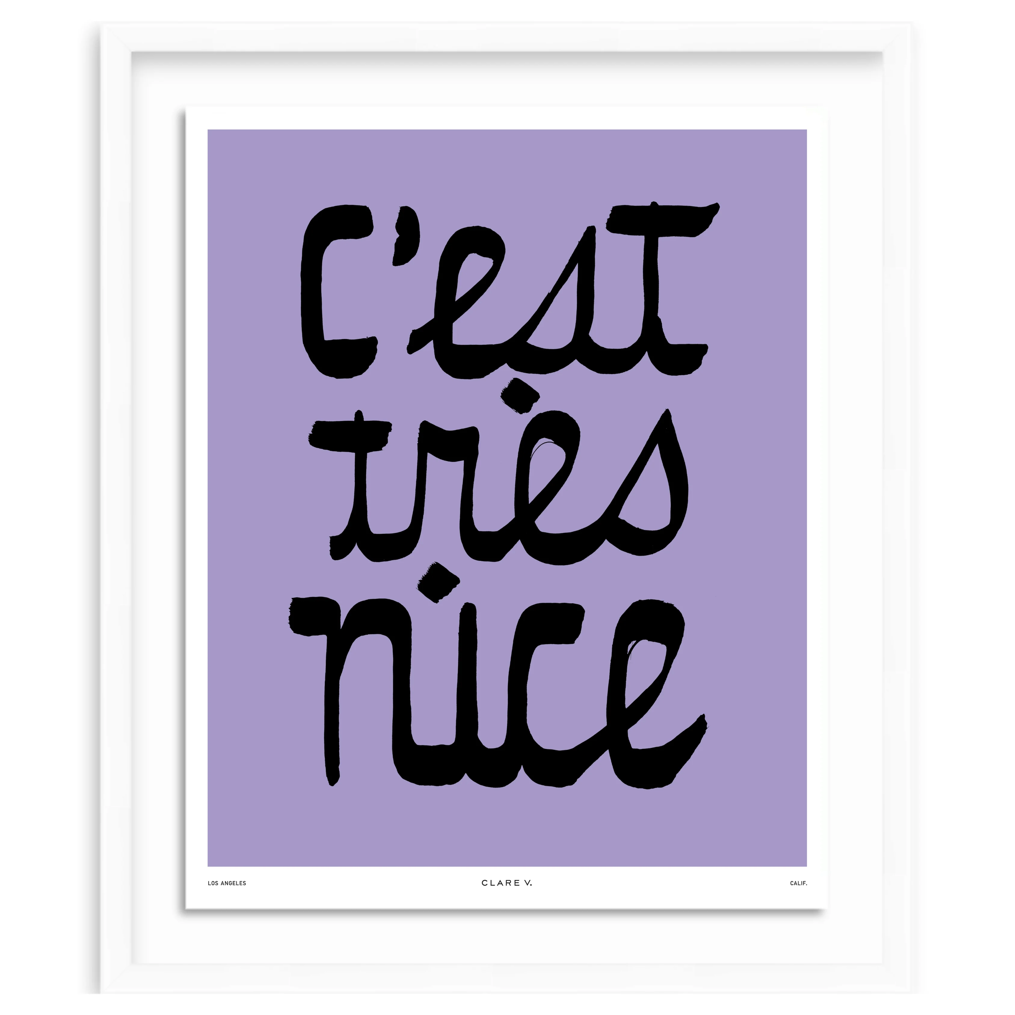 C'est Trés Nice Art Print