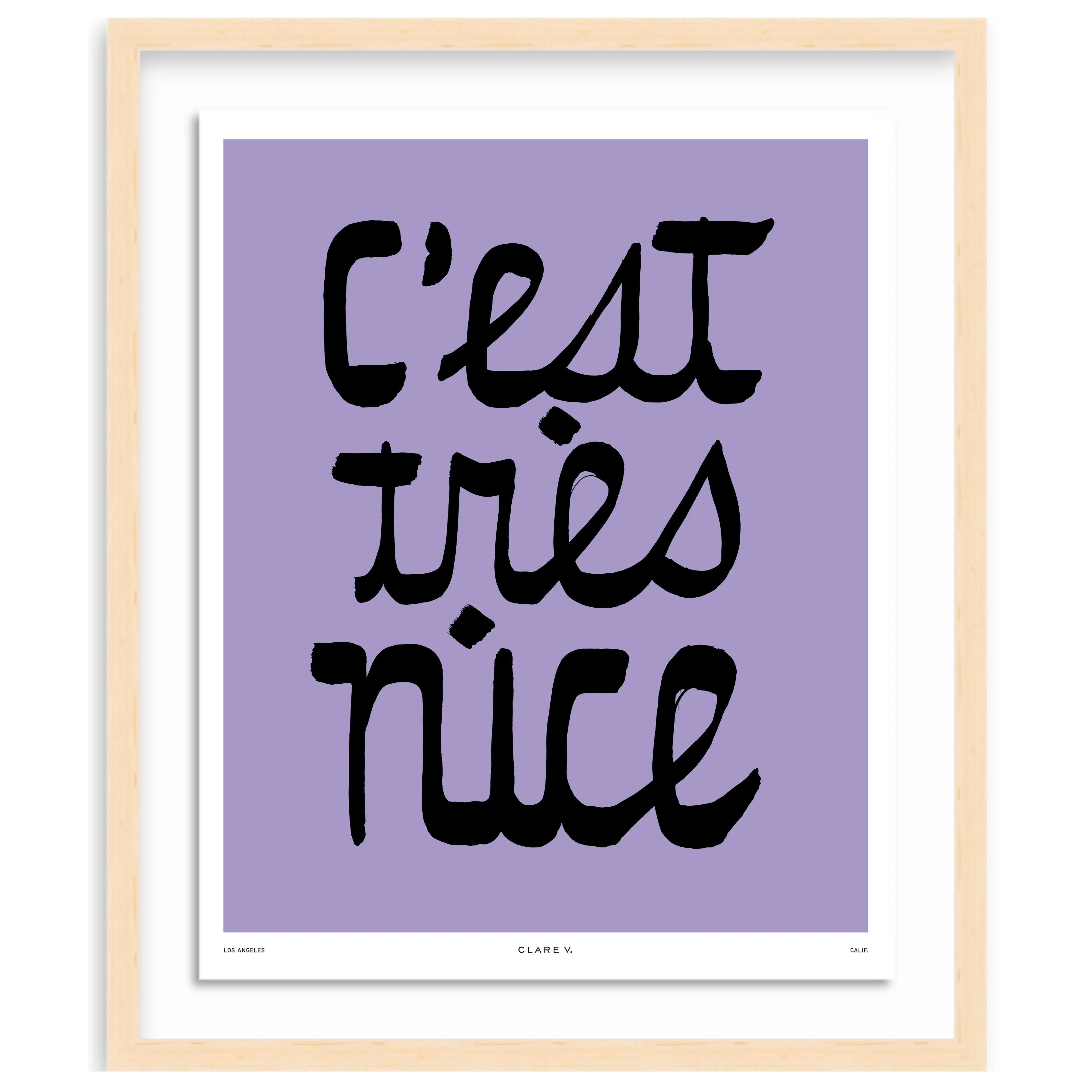 C'est Trés Nice Art Print - Image 2