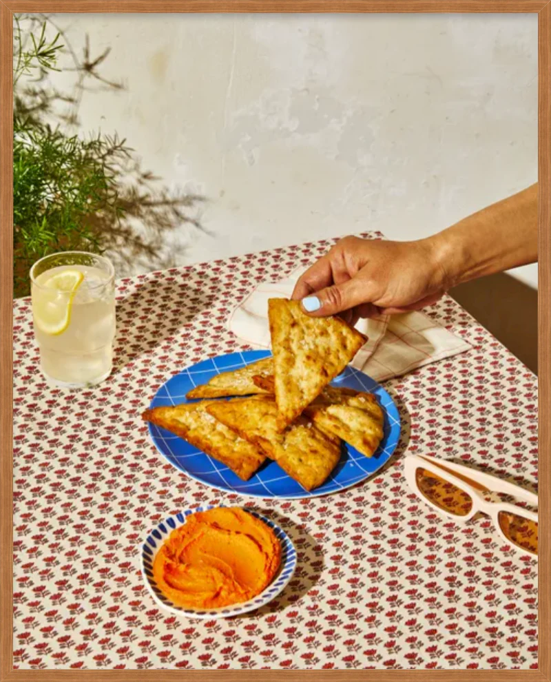 Pita Chips and Hummus