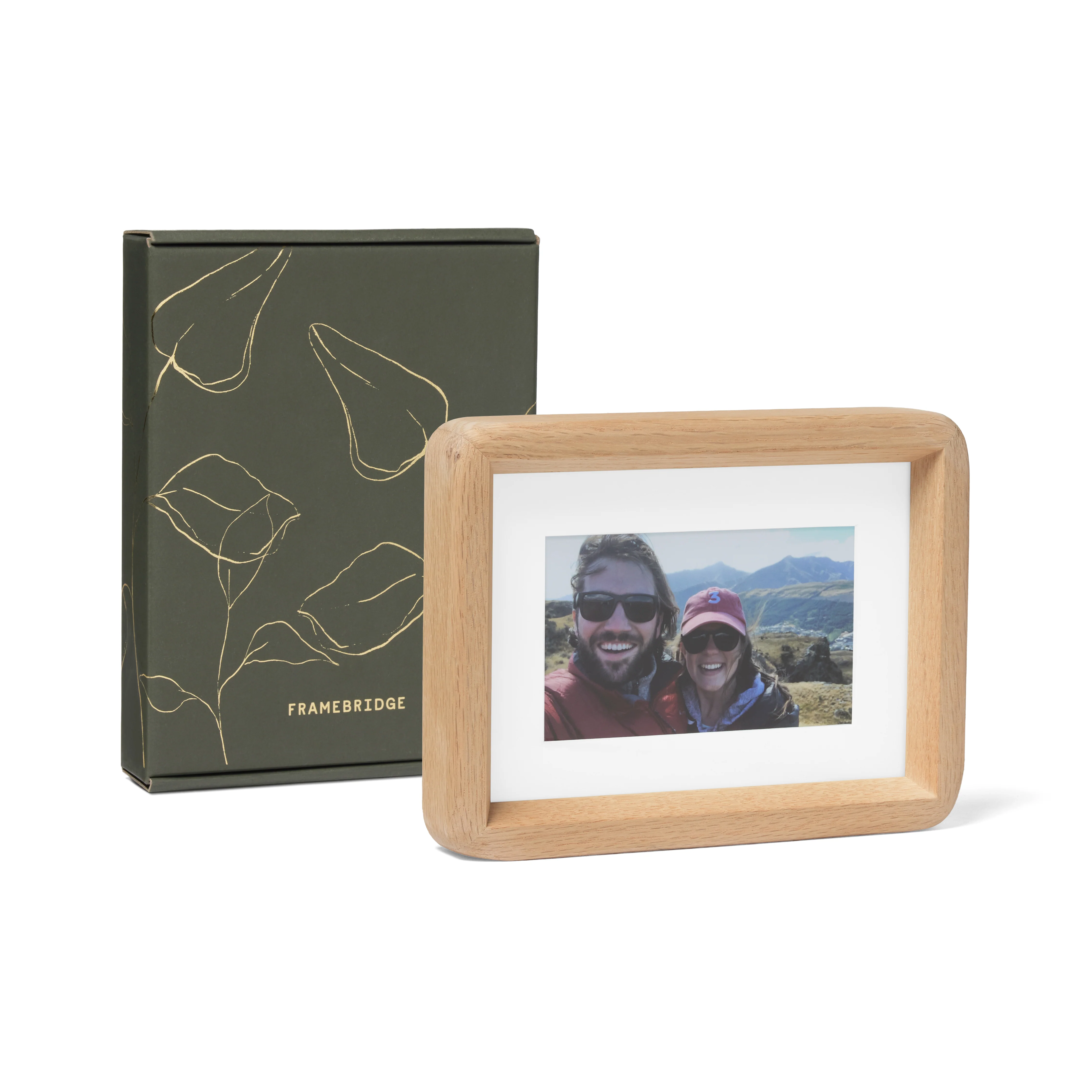 Rustic Wood Frame: 6.5x8.5 - Image 2