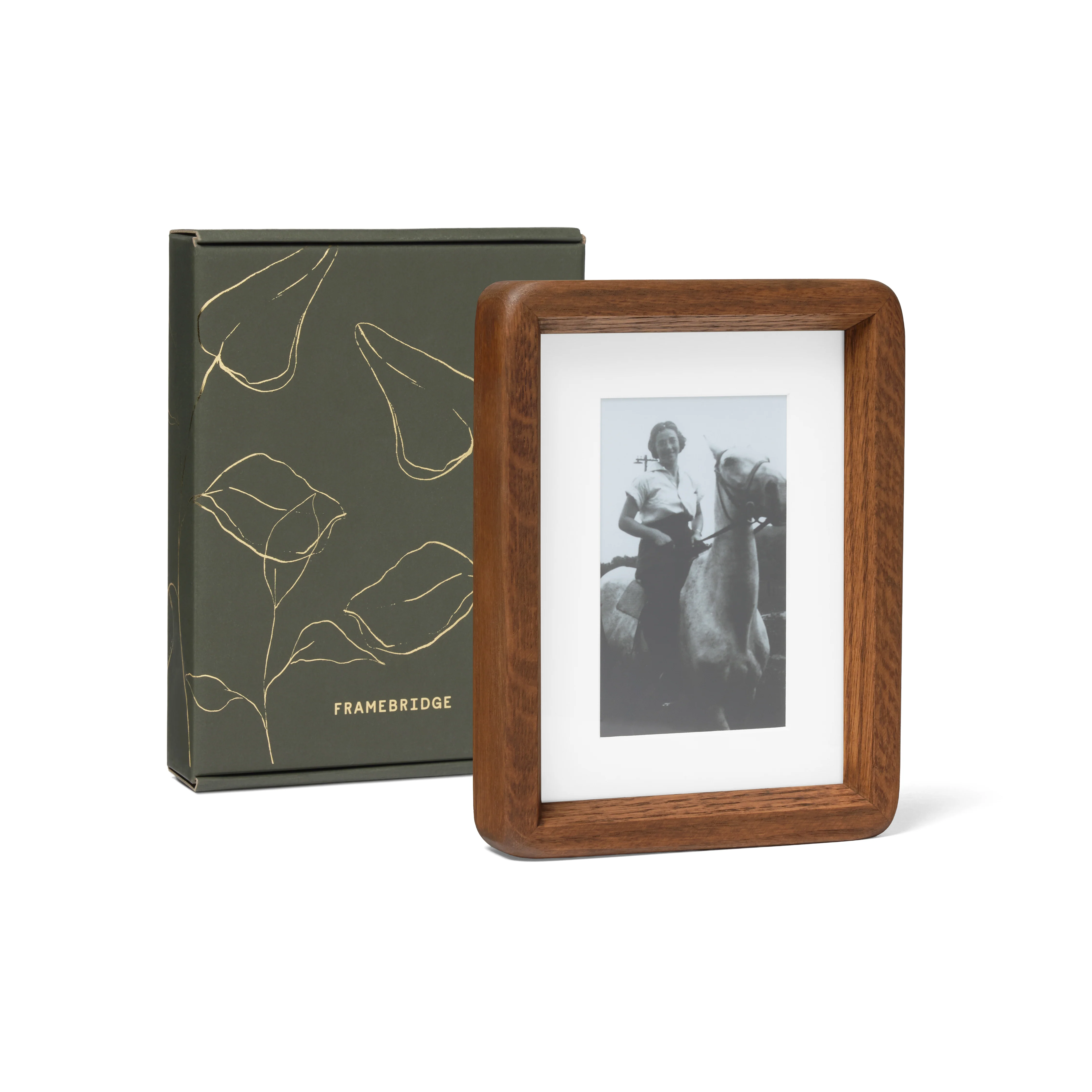 Rustic Wood Frame: 6.5x8.5 - Image 3